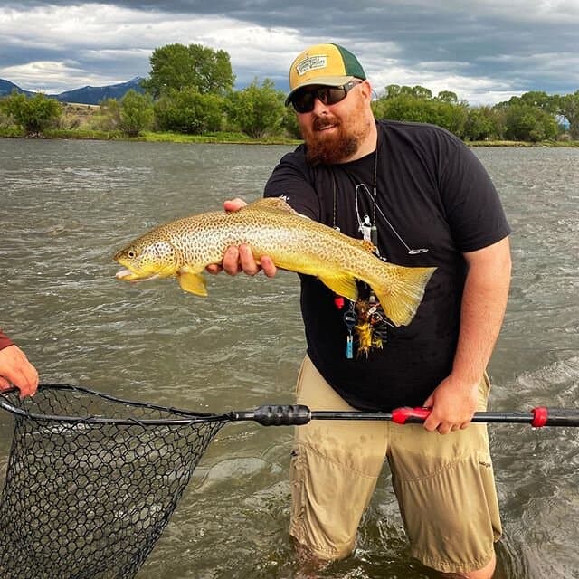 Stop. Sammy Time 🎵🎣. Looking to get into the Salmon fly hatch?! Book now with All Valley Angler’s, link bio! #salmonflyseason #madisonriver #montana #flyfishing #flyfishmt #piglysumbitch #callme