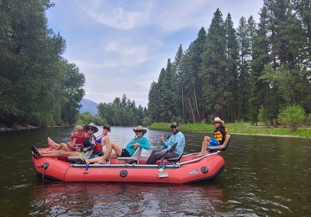 Scenic Rafting on the Bitterroot River